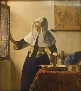 Johannes Vermeer, Young Woman with a Water Pitcher